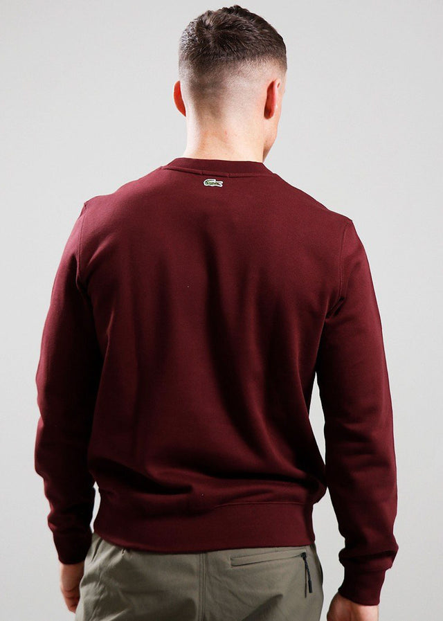 Lacoste Sweaters Sweatshirt logo print- expresso