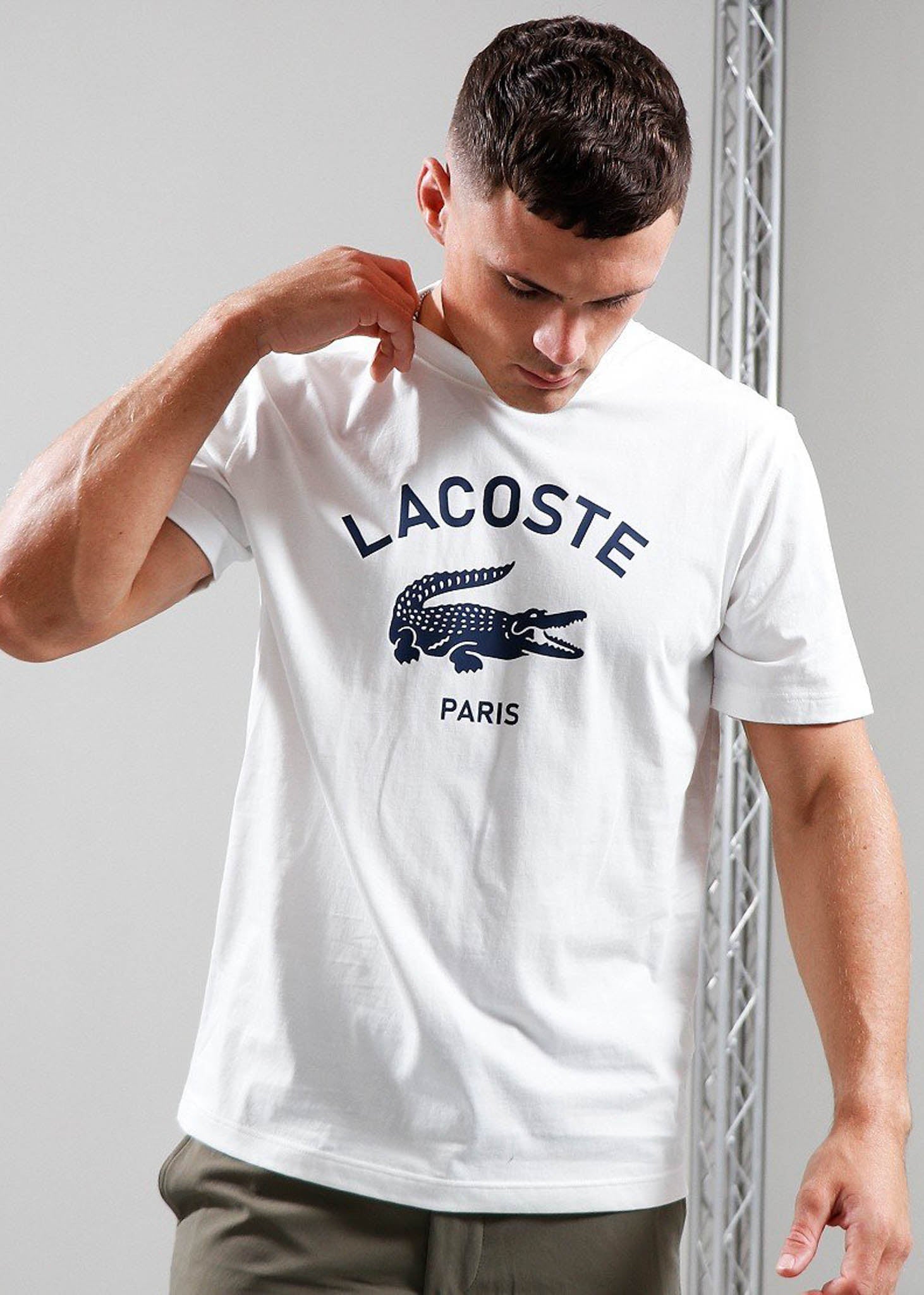 Lacoste T-shirts Tee shirt - flour