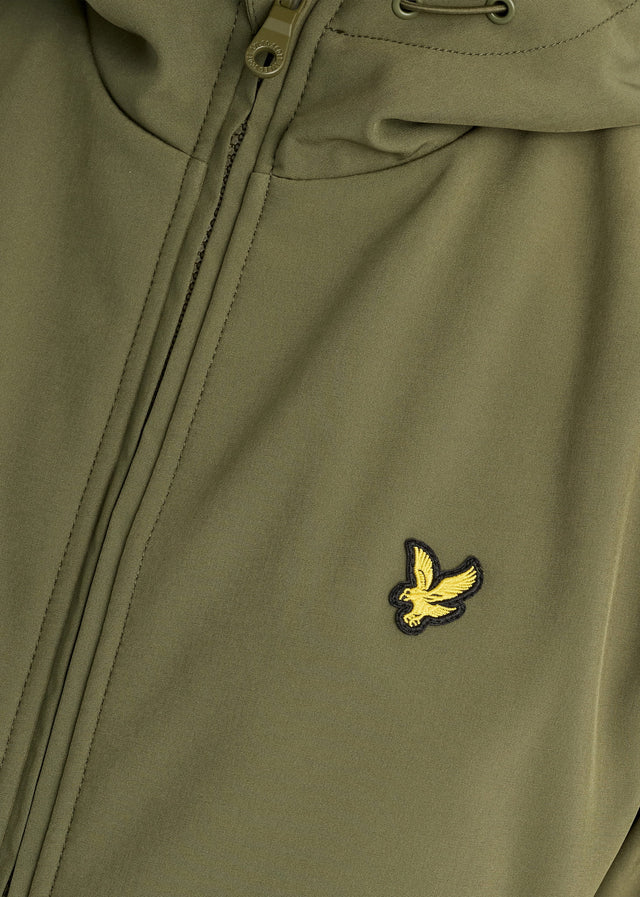 Lyle & Scott Jackets Fleece back softshell jacket - true olive