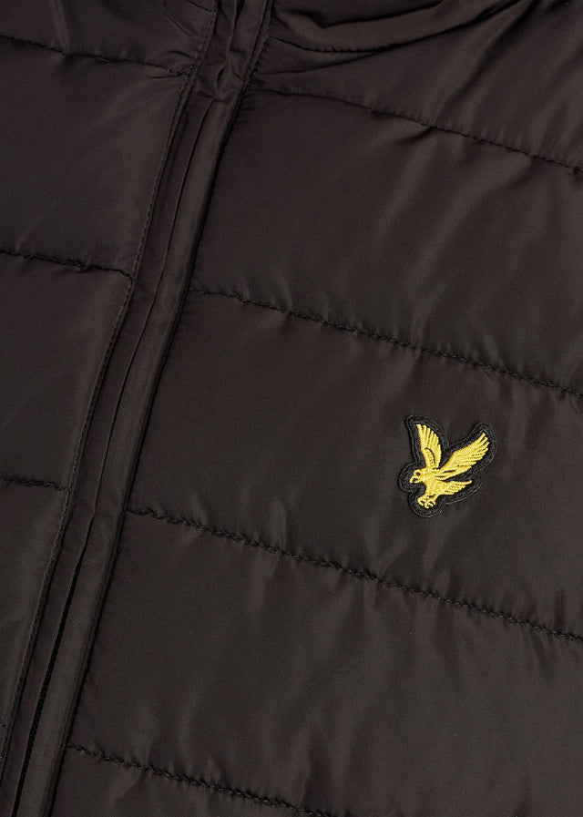 Lyle & Scott Jackets Hooded quilted jacket - jet black