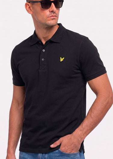 Lyle & Scott Polo's Plain polo shirt - jet black
