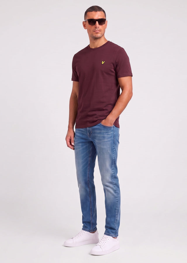 Lyle & Scott T-shirts Plain t-shirt - burgundy