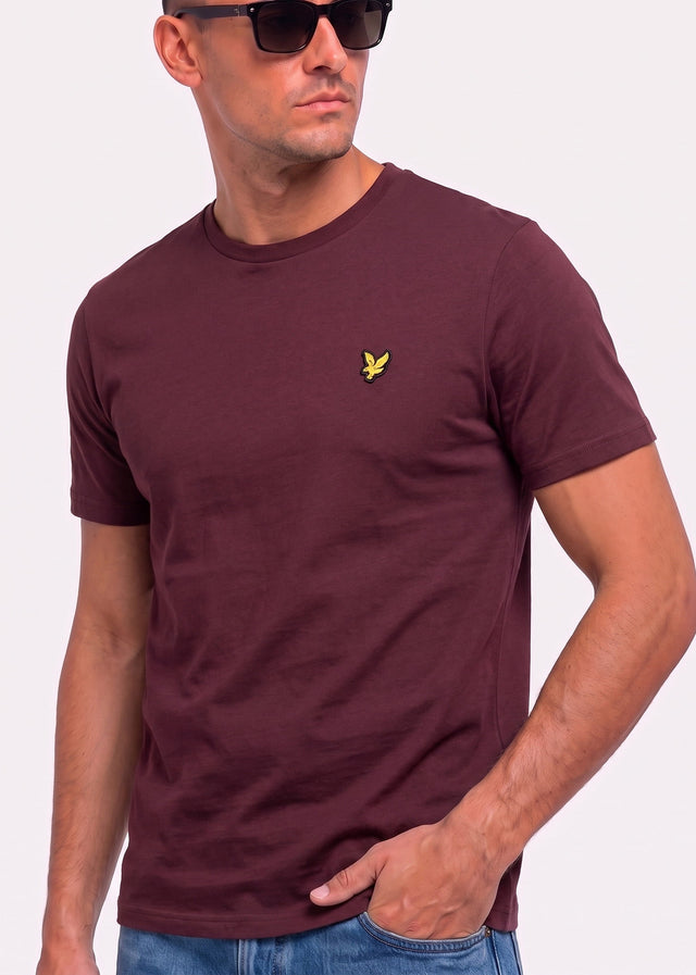 Lyle & Scott T-shirts Plain t-shirt - burgundy