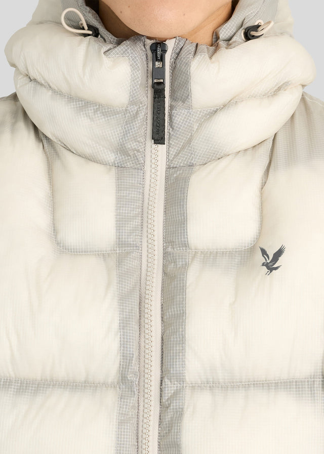 Lyle & Scott Jackets Translucent puffer jacket - putty