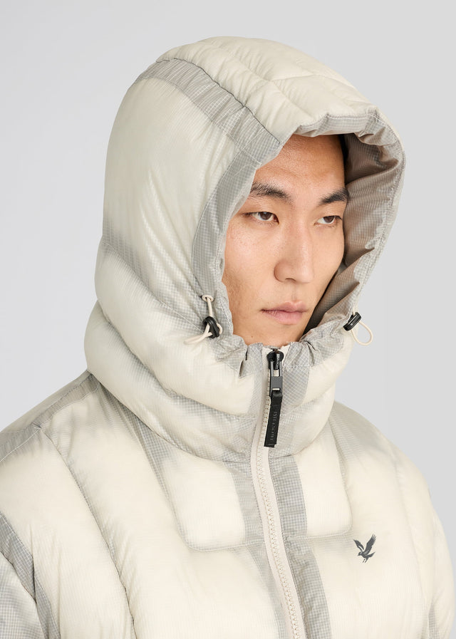 Lyle & Scott Jackets Translucent puffer jacket - putty