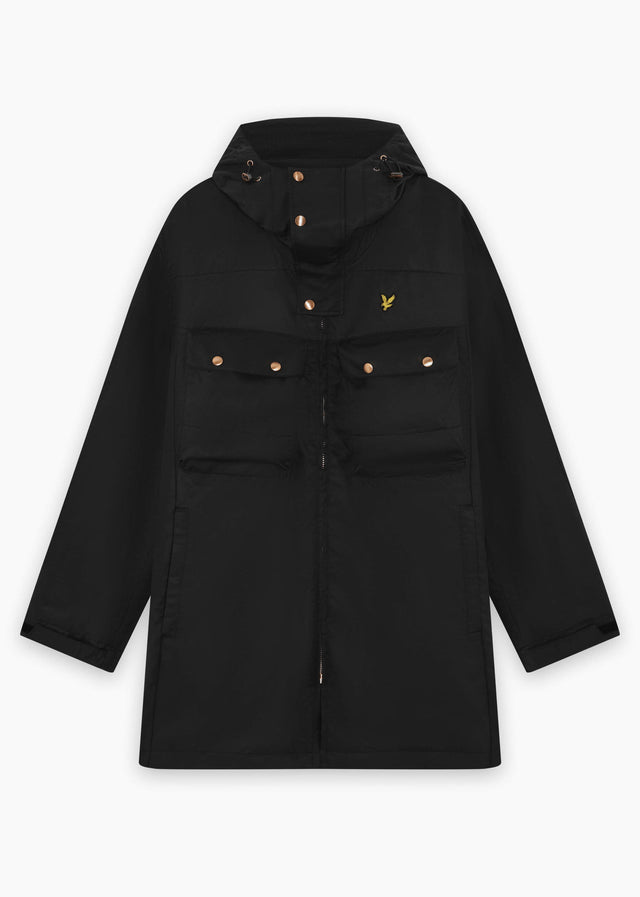 Lyle & Scott Jackets Waxed guard parka - jet black