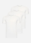 Lyle & Scott T-shirts  Basic 3 pack t-shirt - white 