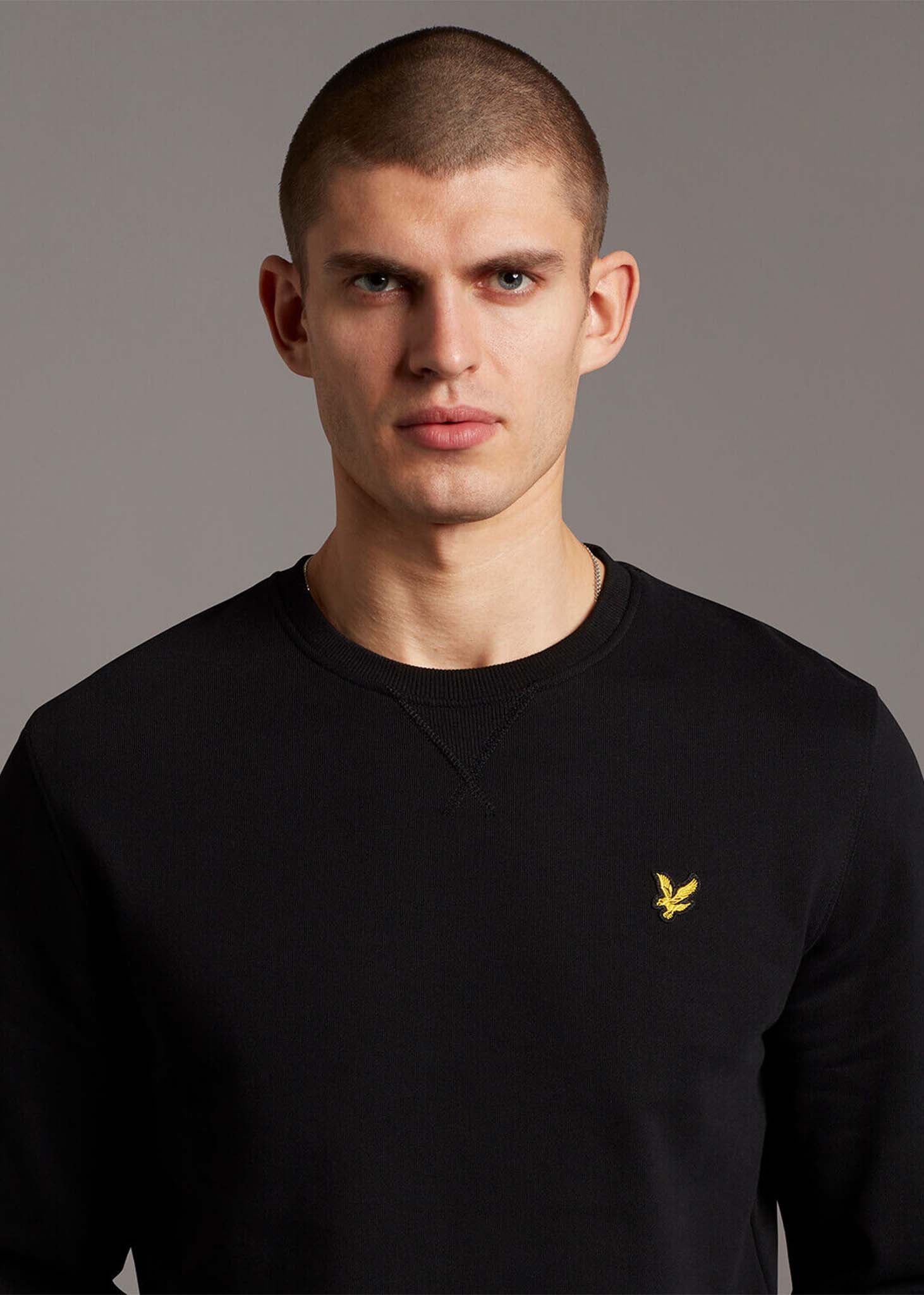 Lyle & Scott Truien  Crew neck sweatshirt - jet black 