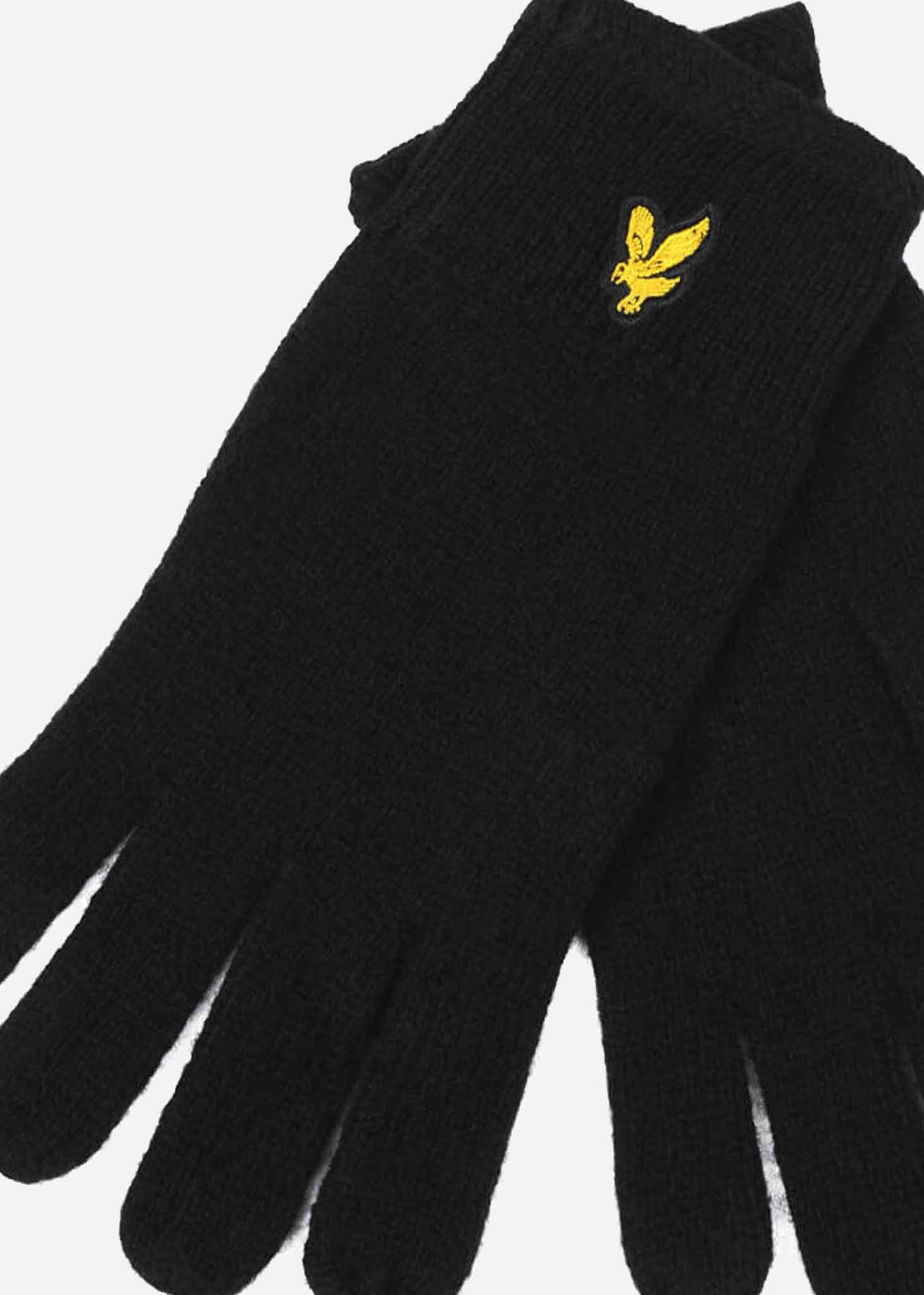 Lyle & Scott Mutsen Beanie & Gloves set - true black