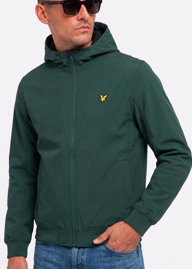 Lyle & Scott Jackets Fleece back softshell jacket - dark green
