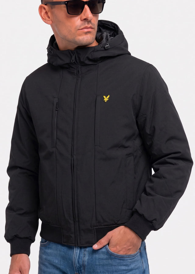Lyle & Scott Jackets Wadded softshell jacket - jet black