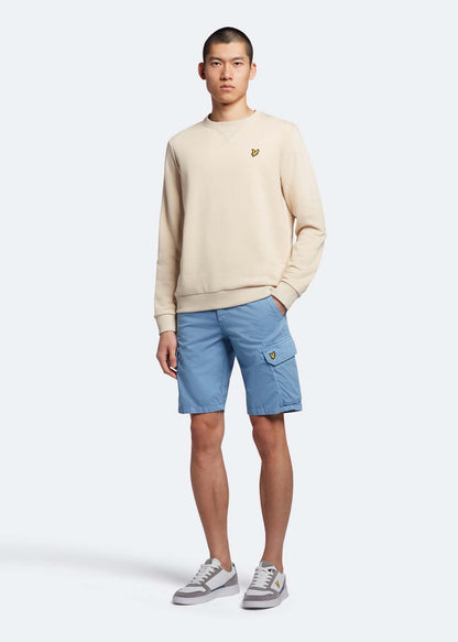 Lyle & Scott Korte Broeken  Wembley cargo short - skipton blue 