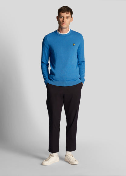 Lyle & Scott Truien  Cotton crew neck jumper - spring blue 