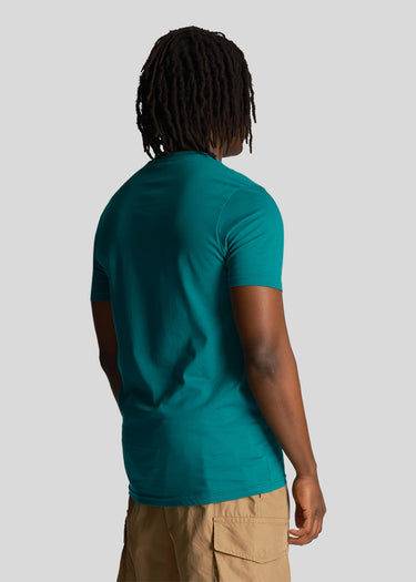 Lyle & Scott T-shirts  Embroidered t-shirt - court green 