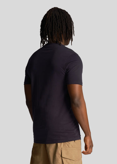 Lyle & Scott T-shirts  Embroidered t-shirt - dark navy 