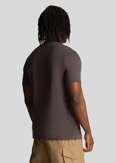 Lyle & Scott T-shirts  Embroidered t-shirt - gunmetal 