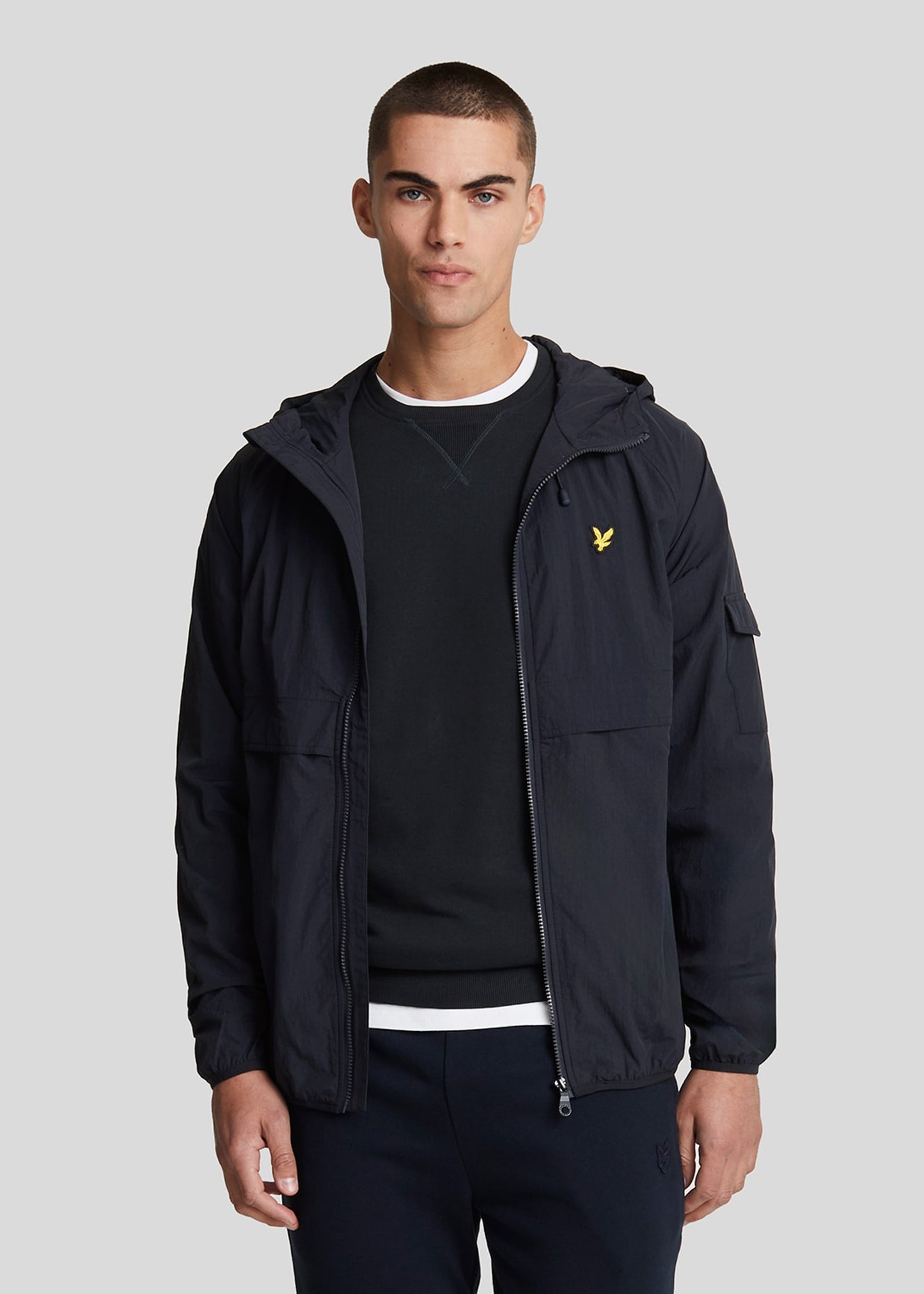 Lyle & Scott Jassen  Hooded windbreaker jacket - dark navy 