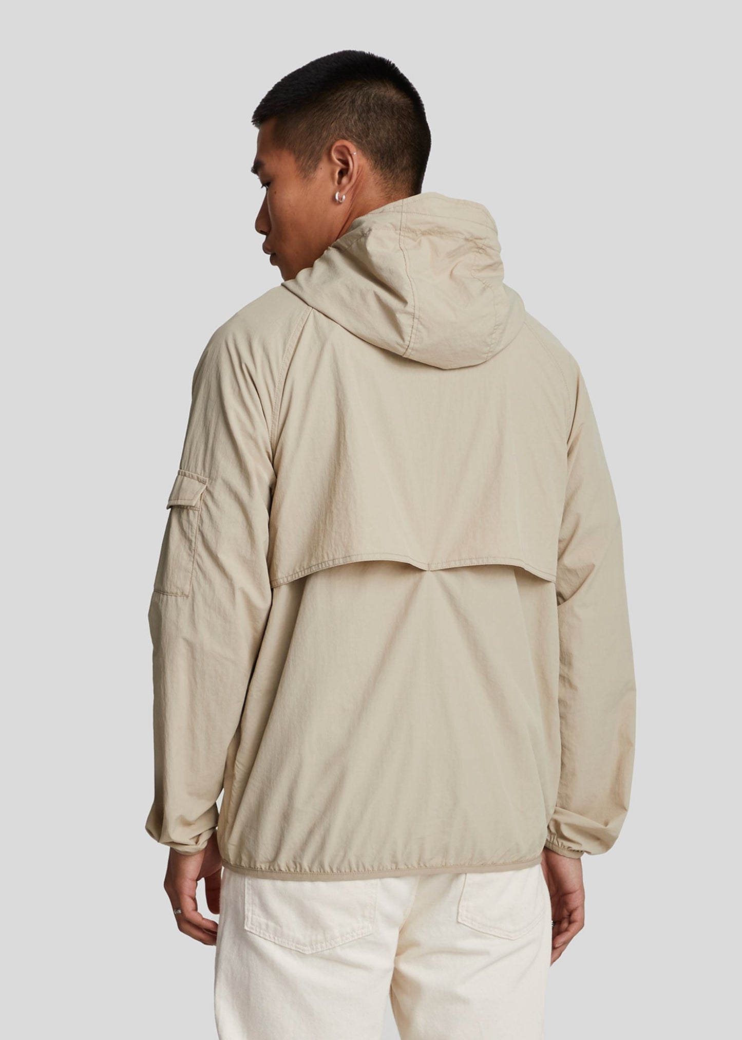 Lyle & Scott Jassen  Hooded windbreaker jacket - stone 