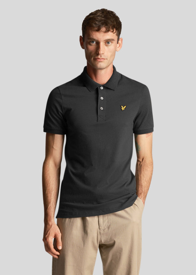Lyle & Scott Polos  Plain polo shirt - gunmetal 