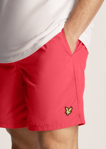 Lyle & Scott Zwembroeken  Plain swim short - electric-pink 