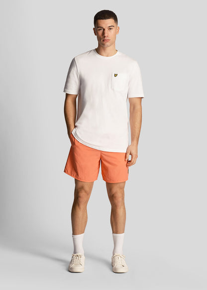 Lyle & Scott Zwembroeken  Plain swim short - tangerine tango 