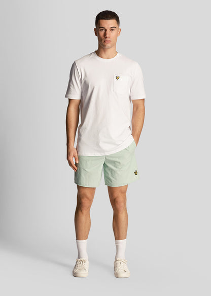 Lyle & Scott Zwembroeken  Plain swim short - turquoise shadow 