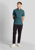 Lyle & Scott Polo's  Tipped polo shirt - malachite green white 