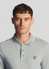 Lyle & Scott Polo's  Tipped polo shirt - slate blue white 