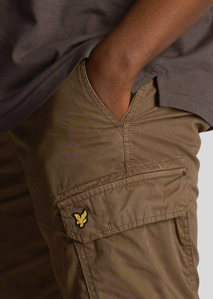 Lyle & Scott Korte Broeken  Bestseller Wembley cargo short - military green 