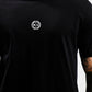 Acid flora t-shirt - black