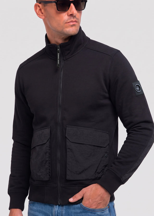 Marshall Artist Cardigans Streatham f z sweat - black