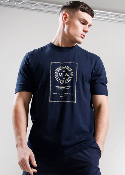 Marshall Artist T-shirts  Cartellino t-shirt - navy 