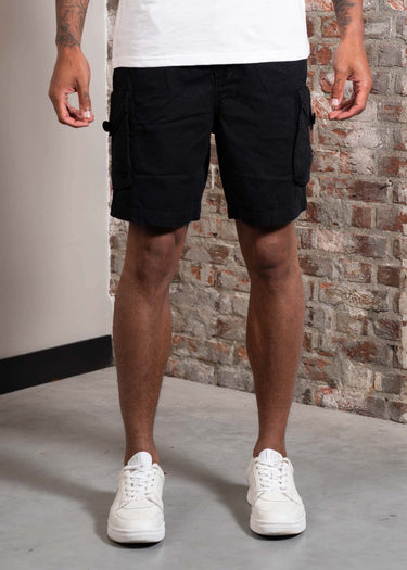 Marshall Artist Korte Broeken Arniston cargo short - black