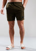 Marshall Artist Zwembroeken  Krinkle nylon siren swim short - khaki 