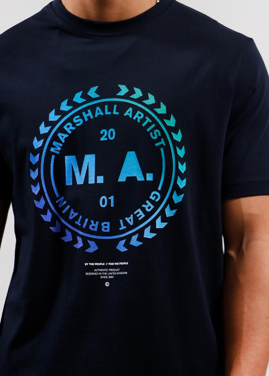 Marshall Artist T-shirts  Ombre t-shirt - navy 