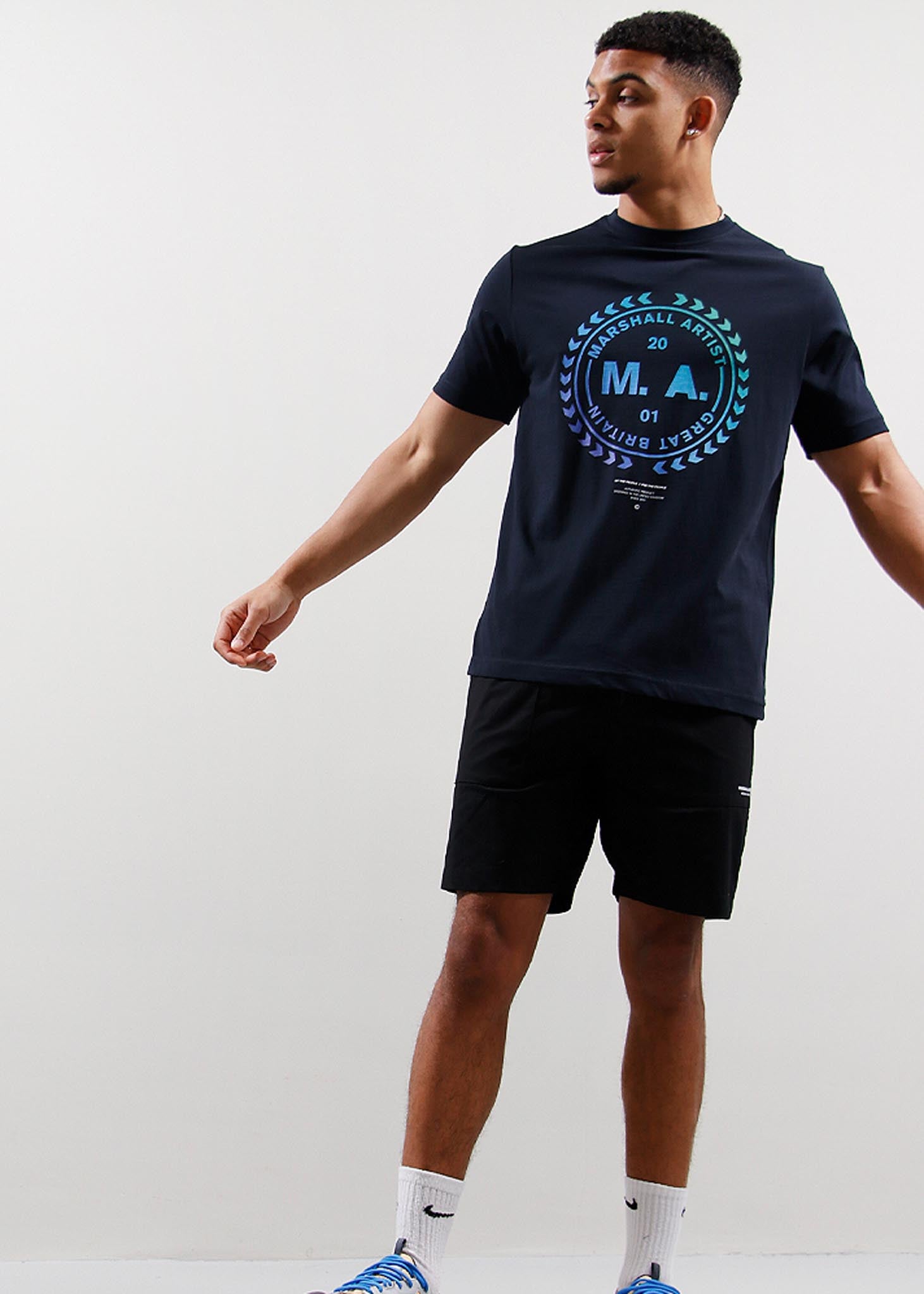 Marshall Artist T-shirts  Ombre t-shirt - navy 