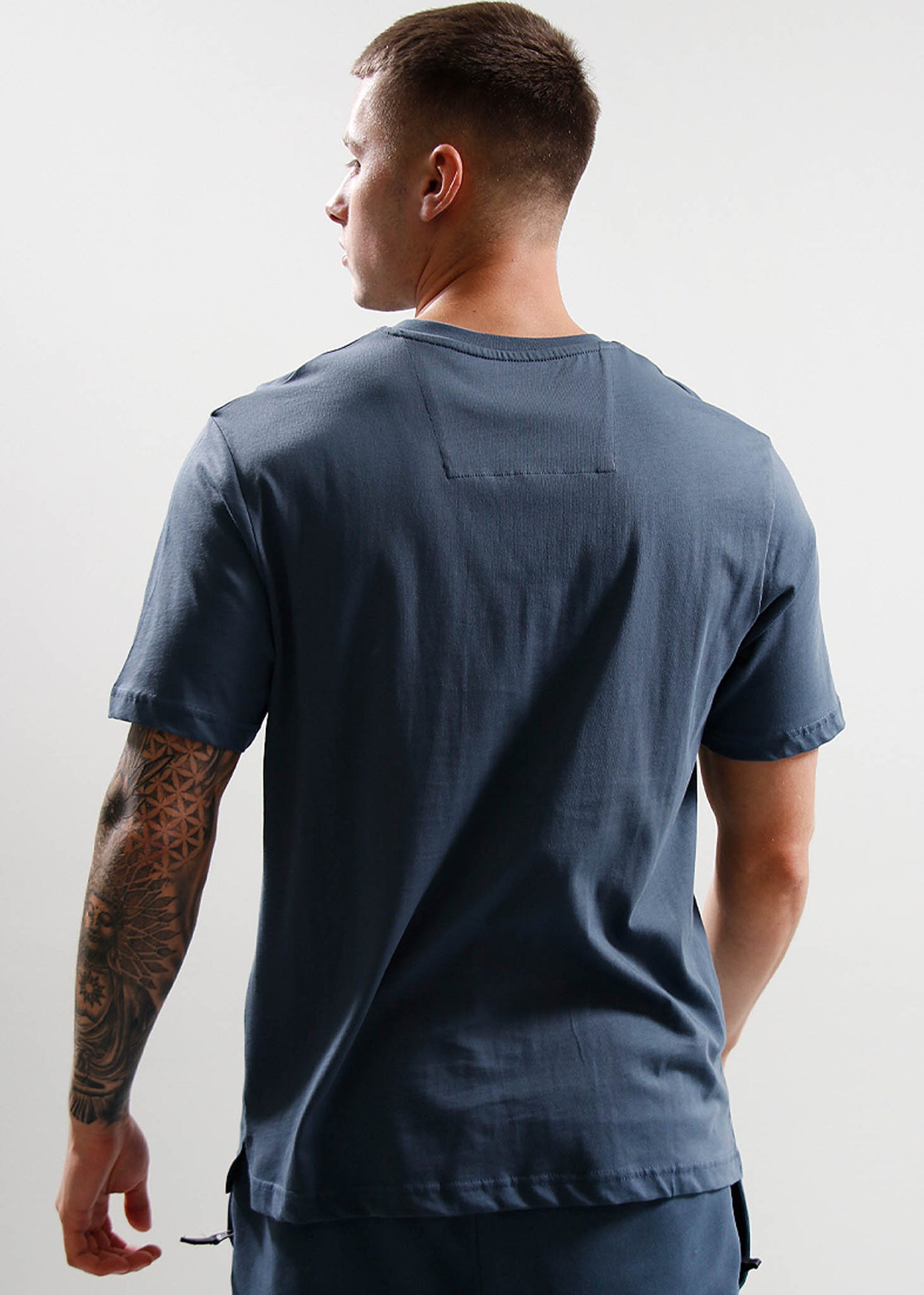 Injection s/s t-shirt - slate blue