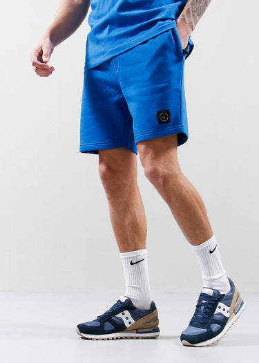 Marshall Artist Korte Broeken  Siren fleece short - radial blue 