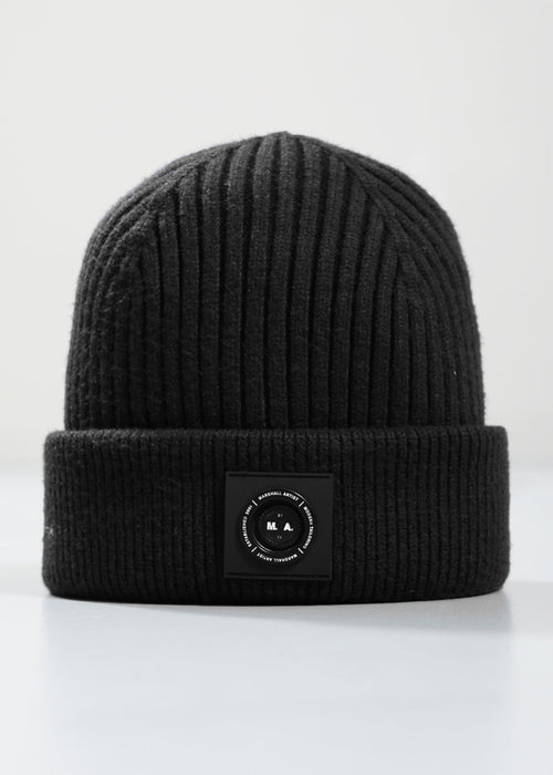 Siren knitted beanie - black
