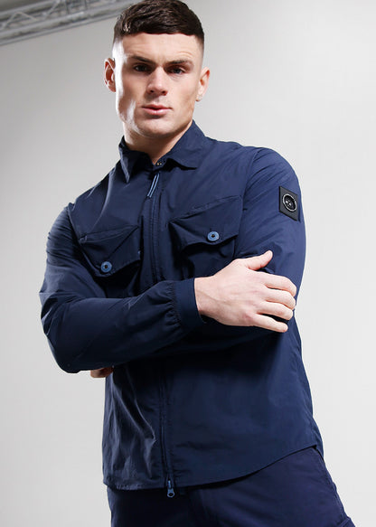 Marshall Artist Overshirts  Tonaro overshirt - navy 