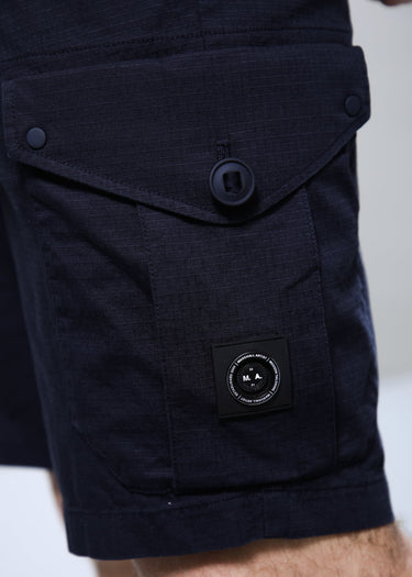 Marshall Artist Korte Broeken Ainsdale cargo short - navy