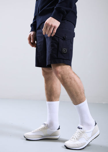 Marshall Artist Korte Broeken Ainsdale cargo short - navy