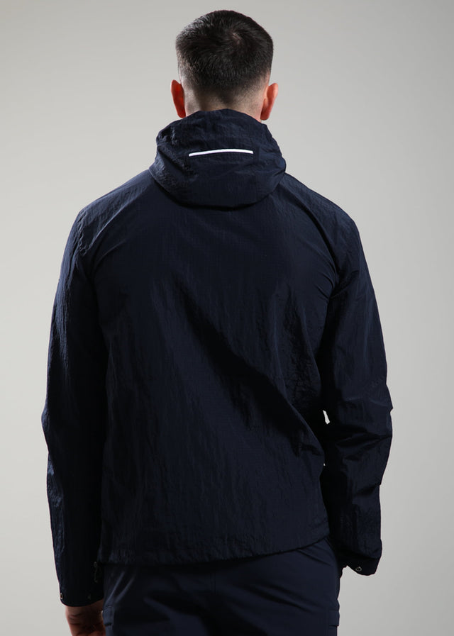 Marshall Artist Jackets Sicuro hooded overshirt - navy