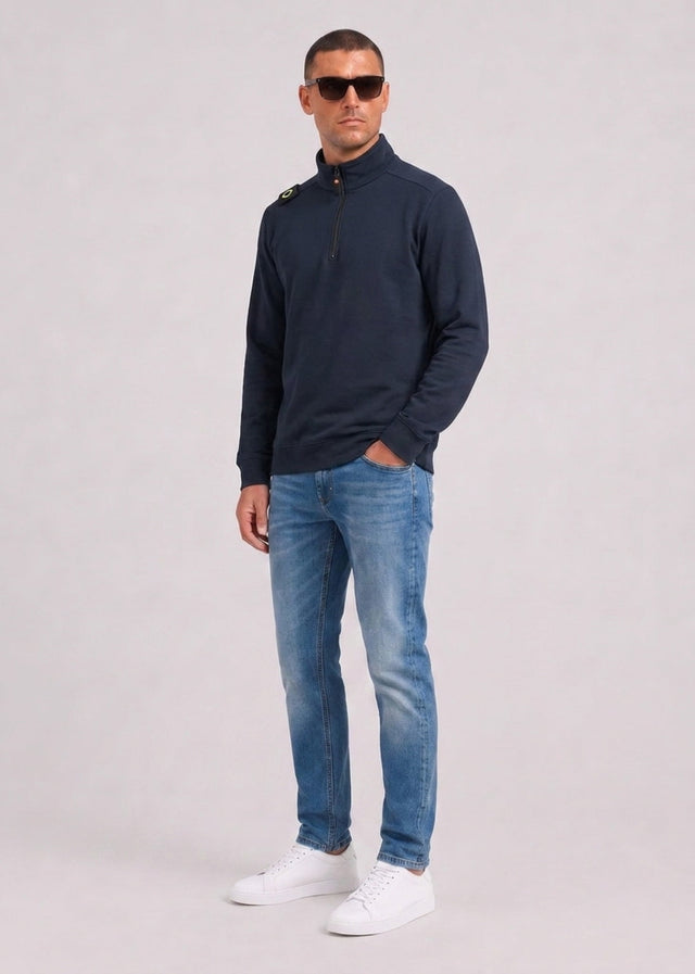 MA.Strum Sweaters Training quarter zip sweatshirt - ink navy