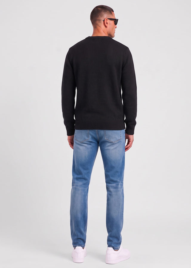 MA.Strum Sweaters Oka crew sweater - black
