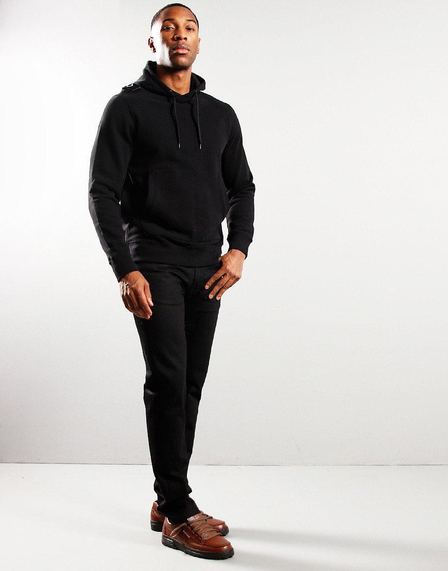 MA.Strum Hoodies  Core overhead hoody - jet black 