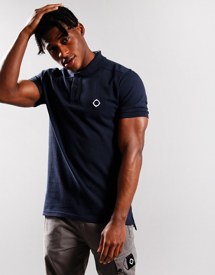 MA.Strum Polo's  SS pique polo - ink navy 