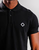 MA.Strum Polo's  SS pique polo - jet black 