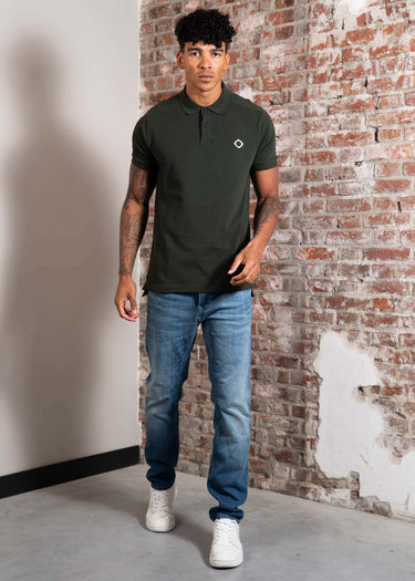 MA.Strum Polo's SS pique polo - oil slick