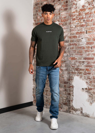 MA.Strum T-shirts Mastrum printed tee - oil slick